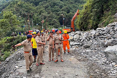 Landslide on Kedarnath National Highway